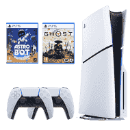PlayStation 5 Slim uz Ghost of Yotei + Astro Bot i dodatni kontroler